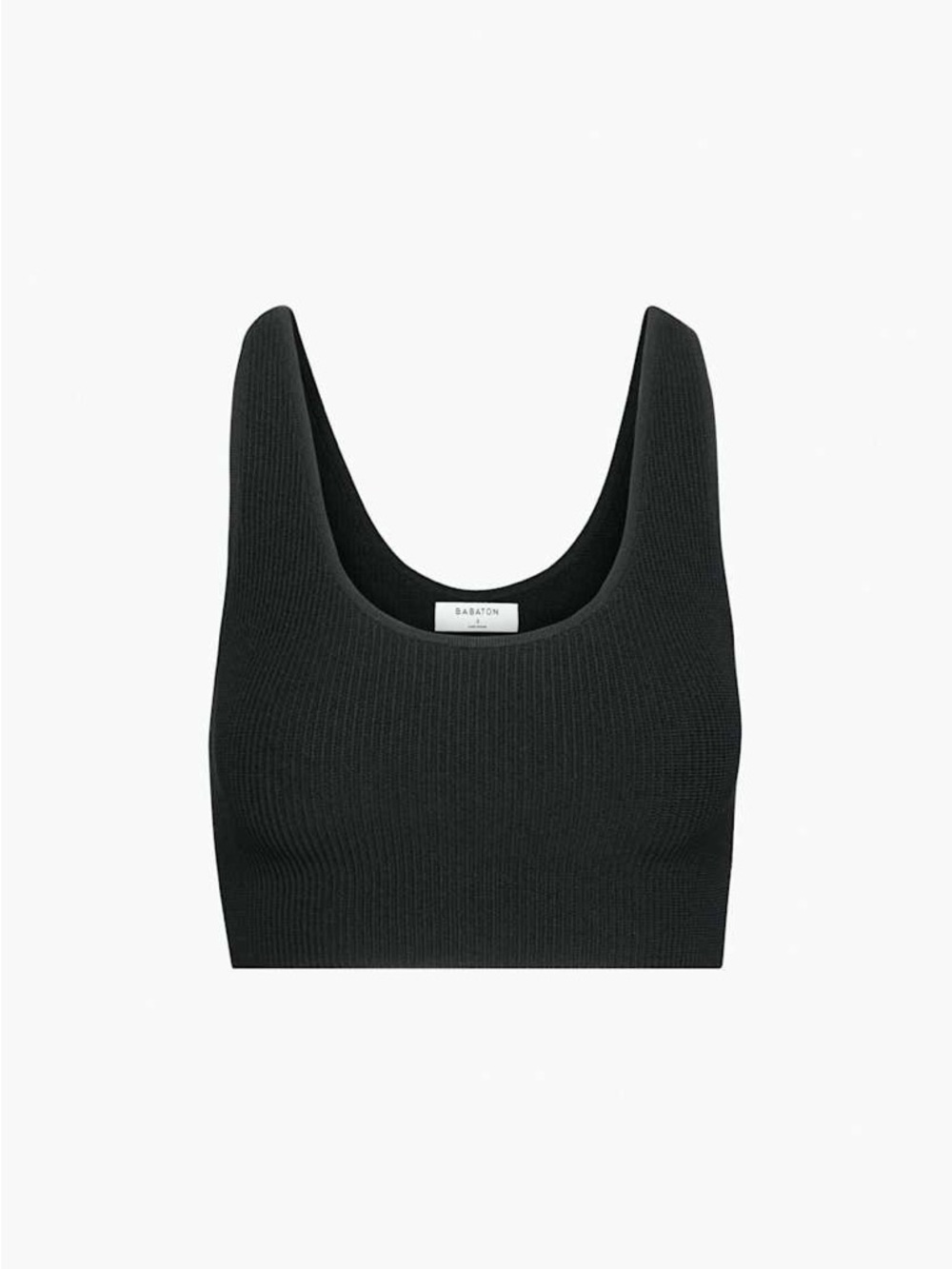 Babaton Sculpt Knit Scoopneck Cropped Tank size Medium Aritzia Ribbed